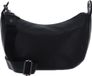 Mandarina Duck Mellow Leather Hobo Bag Nero Zwart