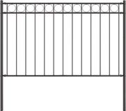 vidaXL - Schuttingelement ASSEN - 170 x 150 cm - Staal - Grijs