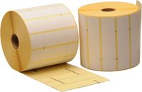 Zebra 10 x Zebra étiquettes d'expédition compatibles 102mm x 25mm mandrin 25mm permanent