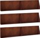 vidaXL Mur de soutènement - 6 pièces - 100 x 12 x 50 cm - Acier résistant aux intempéries - Couleur rouille