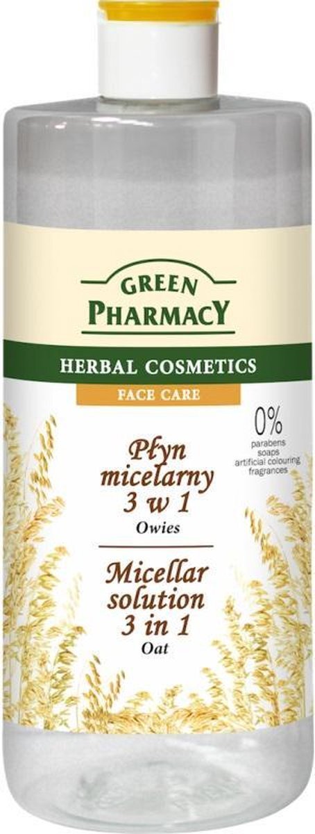 Green Pharmacy GROENE APOTHEEK MICELOPLOSSING MET HAVER 3 IN1 500ML