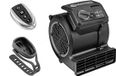 Merkloos Vacmaster Cardio 54 Gym Vloerventilator met afstandsbediening Fiets Ventilator Stil, 3 snelheden Tapijtdroger Ventilator, klein en licht voor koeling, drogen en waterschadeherstel