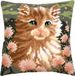 Vervaco Kruissteekkussen Kit Kitten - 40x40 cm
