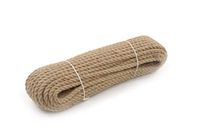 Jute touw 10 mm x 50 m bruin