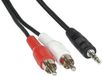 InLine 89939L 3m 3.5mm Zwart audio kabel