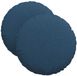 vidaXL Zitkussens 2 stuks Stof Blauw Ø40 x 13 cm