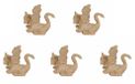 Décopatch AP135Opack - Un lot de 5 supports en papier brun pulpé 12x6,3x10,2 cm, Dragon