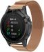 By Qubix Qubix Milanese Bandje - Rosé Goud - 22mm Quickfit - Geschikt voor Garmin Forerunner 745 / 935 / 945 / 955 / 965