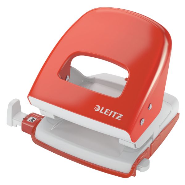 Leitz NeXXt Series Metal Office Hole Punch - Rood