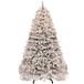 YITAHOME 1,8 m voorverlichte kunstkerstboom met 250 ingebouwde LED, volledige sneeuw stroomden met 800 stroomden tips, opvouwbaar metalen frame en standaard, pop-up kerstboom voor thuisfeest, 182 x