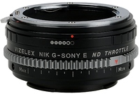 Vizelex Vizelex Cine ND Throttle Lens Mount Adapter - Nikon F-Mount to Sony E-Mount
