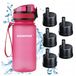 AQUAPHOR CITY Filterfles, 350 ml, roze, set van 5 stuks