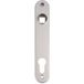 Locinox – Plaque de propreté pour serrure à encastrer – Lot de 2 – Compatible avec profil à souder Hwlb – Trou de cylindre européen