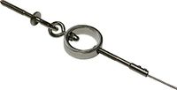 GARDINIA Accessoire voor gordijnkabels Ring, chroom, 5 m
