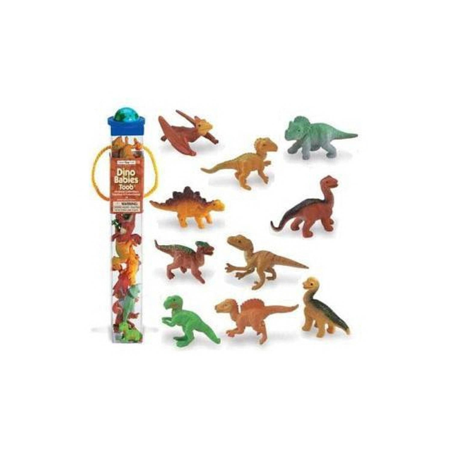 Safari LTD Plastic speelgoed figuren baby dino 12 stuks