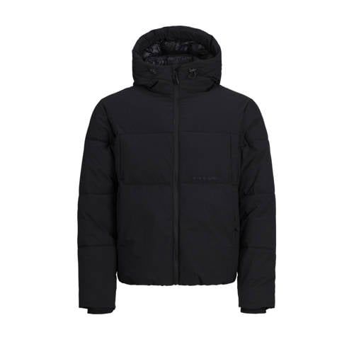 JACK & JONES PLUS SIZE JORVESTERBRO Plus Size Quilted Jacket - Black
