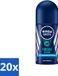 Nivea Men Déodorant Roller Fresh Ocean 50 ml - Lot économique - 20 pièces
