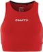 Craft Rush 2.0 Crop Top Dames - Rood | Maat: XXS