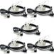 Retevis headset pour radios portables, avec 2 broches de connexion et tube acoustique, compatible avec radios portables telles que RT24, RT24V, RT27, RT622, RT619, RT28, RT15, Nestling, Baofeng BF-88E, BF-888S, Tyhbelle, Kenwood (5 pièces)