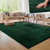 Paco Home Moderne woonkamer tapijt kortpolig wasbaar zacht uni effect bont antislip 120x170 cm