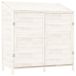 Abri de jardin 102x52x112 cm bois d'épicéa massif blanc