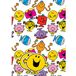 Mr Men & Little Miss cadeaupapier, 8 vellen met 8 etiketten, afmetingen 70 x 50 cm, officieel gelicentieerd product