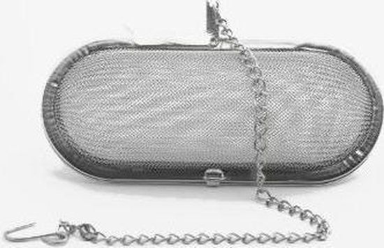 Weis Kruidenbuiltje - 12cm - Ovaal - Zilver - RVS