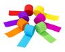 Talking Tables Regenpapier Streamers-Rainbow Party Verjaardag, Pride Month, Zomer, Indoor Outdoor of Woondecoratie, 7 kleuren, 70 meter, RBSTREAMERS