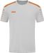 Jako Power Shirt Korte Mouw Kinderen - Fluo Oranje / Zachtgrijs | Maat: 116