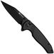 SENCUT Selkyris S25068-1, D2 noir, couteau de poche en aluminium noir