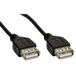 Akyga AK-USB-06 USB 2.0 Kabel A Female naar A Female 1.8m Zwart