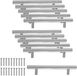 Merkloos / Sans marque Dailygoods Roestvrij Staal Handgrepen - 10 Stuks - Geborsteld Zilver - Boorgatafstand 96