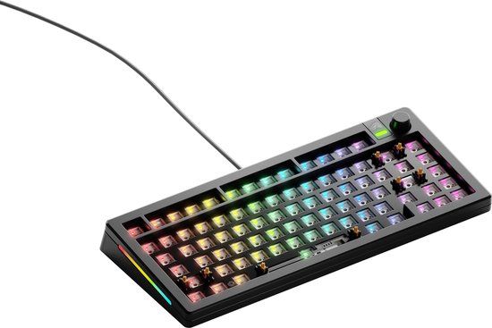 Glorious Gaming GMMK 3 75% Barebones Toetsenbord - Zwart