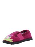 BECK Huisschoenen 'Eule' lichtgroen / rosa / donkerroze