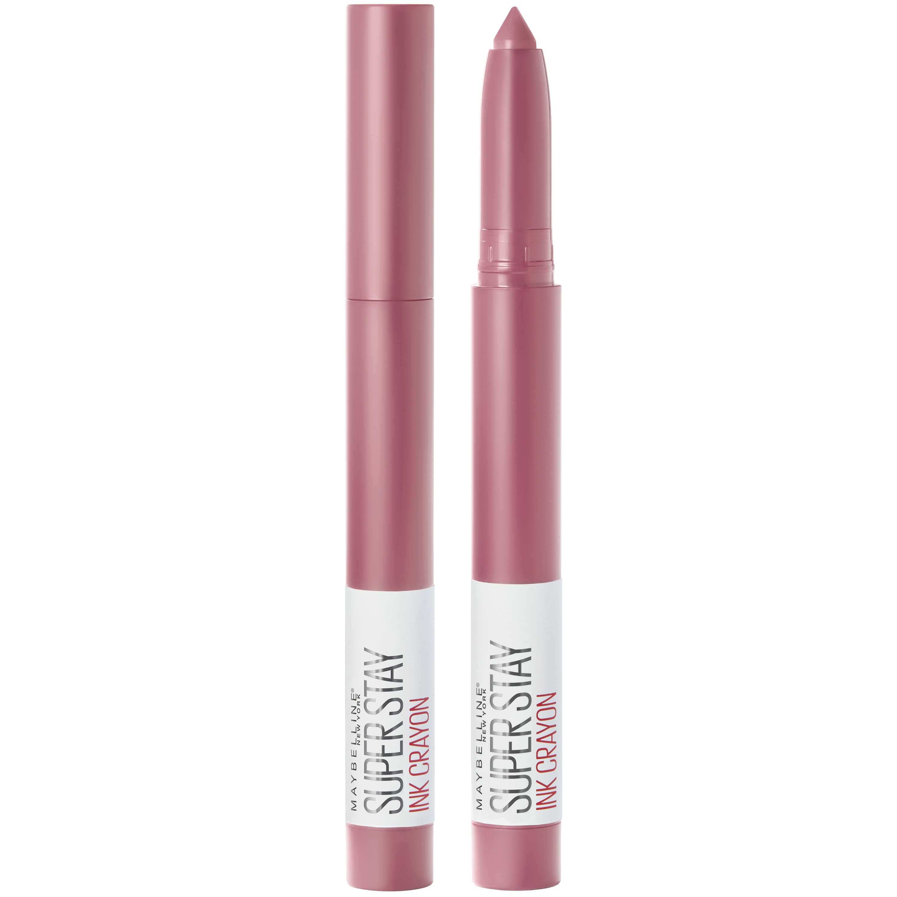 Maybelline SuperStay Ink Crayon Lipstick - 30 Seek Adventure - Roze - Matte Lippenstift - 14 gr.