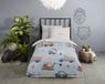 Good Morning Kinderdekbedovertrek Mack Blauw 120x150 cm