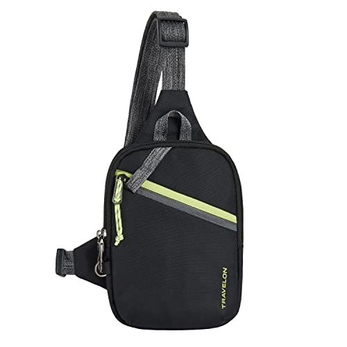 Travelon Greenlander Anti-Diefstal Compact Sling - Jet Zwart
