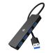 OOTDAY USB C Hub HDMI, 4-in-1 USB C multipoort met snelle gegevensoverdracht, USB 3.0 USB-uitbreiding, compatibel met desktopcomputer, MacBook Pro/Air, iMac