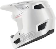 ABUS HiDrop downhill-helm - ASTM-gecertificeerde integraalhelm met ABS-buitenschaal voor MTB: downhill, enduro en bikepark - voor volwassenen en tieners - wit, maat S