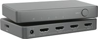 Marmitek AS48 Commutateur HDMI 8K - 4 entrées / 1 sortie - 8K 60Hz - 4K 120 Hz - Commutateur HDMI 4K 120 - 4 entrées / 1 sortie - HDMI 2.1 - 4 entrées / 1 sortie - Gaming - PS5 - Xbox Series X