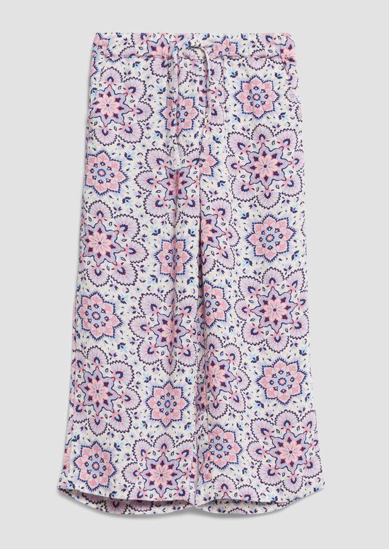 s.Oliver WIDE LEG broek crème