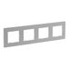 Legrand Niloé Step - Viervoudig frame, aluminium