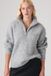 Levi's Ava pull à quart de zip - Femme - M - Gris / Mid Heather Grey