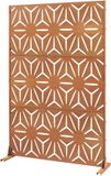 casa.pro Scheidingswand Kilsturd privacyscherm 180x120 cm patina Cortenstaal