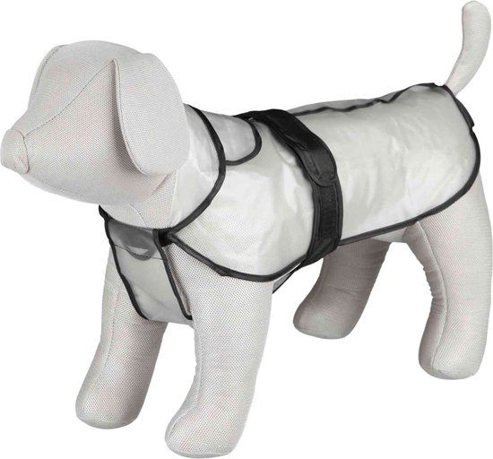 Trixie Hondenregenjas Tarbes - PVC Transparant - Ruglengte 34 cm - XS
