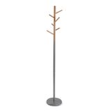 Versa Malmö Kapstok Grijs Hout MDF 28 x 171 x 28 cm