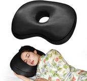 Unyqoos® Coussin orthopédique pour dormeurs sur le côté avec soulagement des douleurs d'oreille et housse amovible
