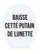 Fisura | Vinylstickers WC "Baisse cette putain de lunette"