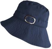 House of Ord - Cape Town House of Ord Storm Sou'wester - Zuidwester Regenhoed Dames Bucket Hat Verstelbaar 100% Nylon - Maat: M-L: 58 cm - Navy Blauw