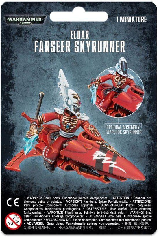 Games Workshop Warhammer 40 000 Xenos Aeldari Craftworlds: Farseer/Warlock Skyrunner - 5011921058563